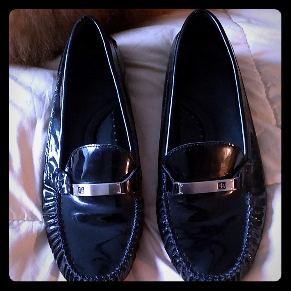 Ralph Lauren Patent Leather Flats. NWOT